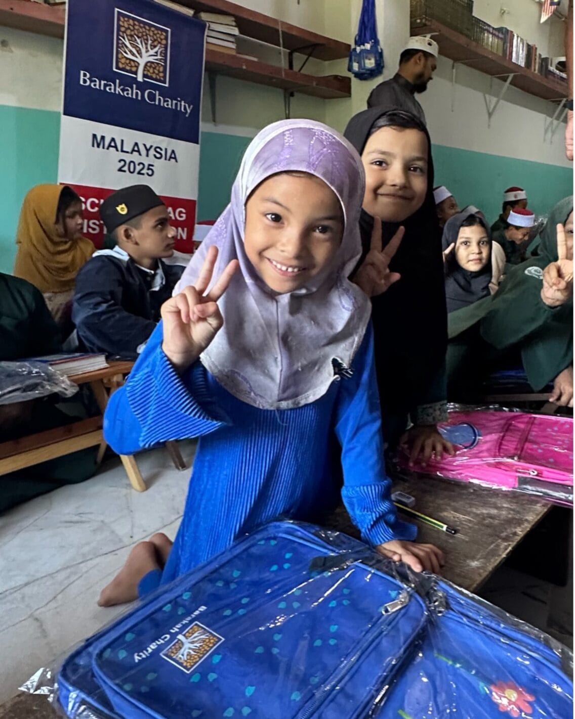 Giving Hope: Distribution of Food and School Backpacks in Malaysia