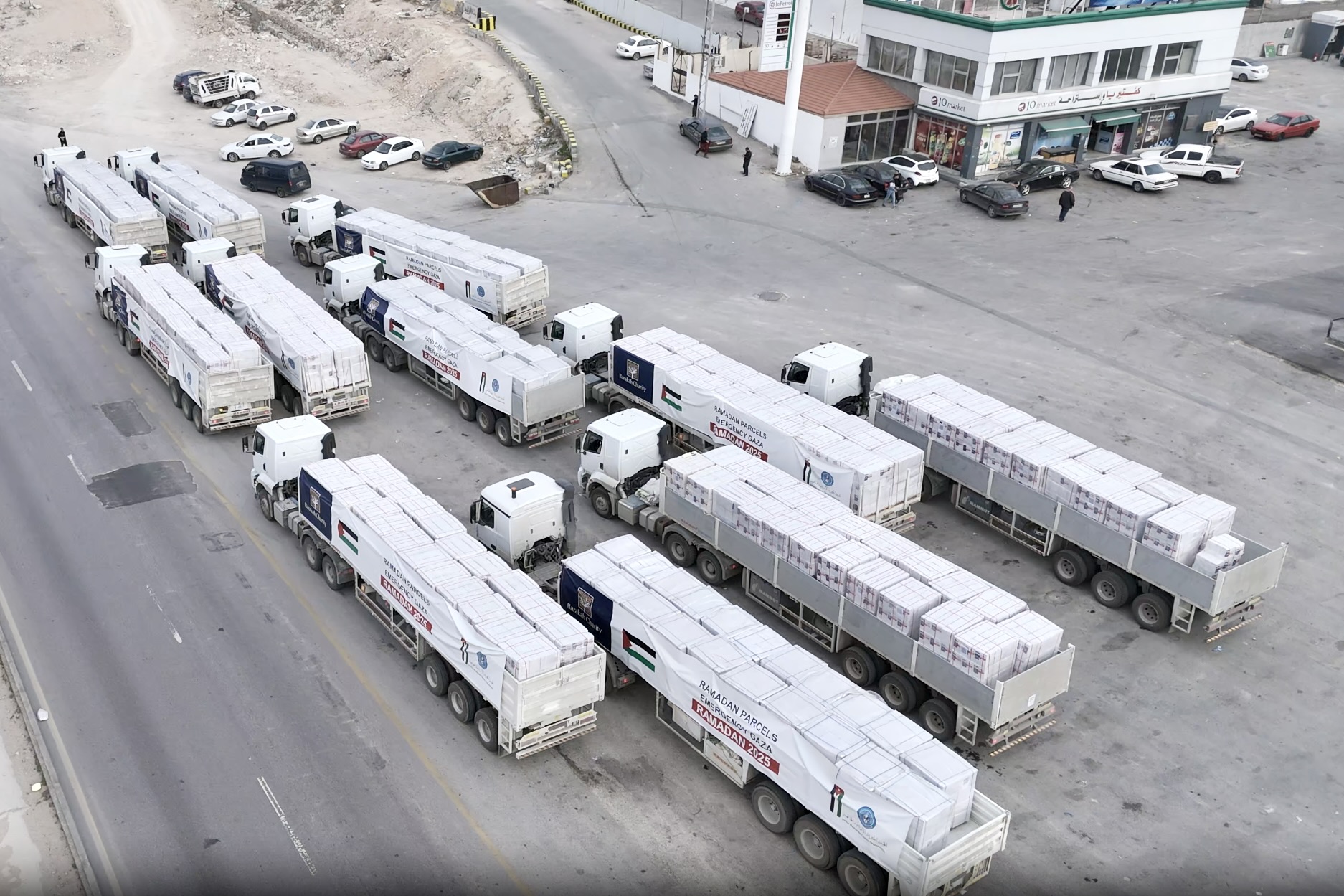 25 Trucks for Gaza